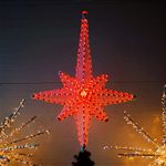 макушка rgb звезда на елку "Роза Ветров"