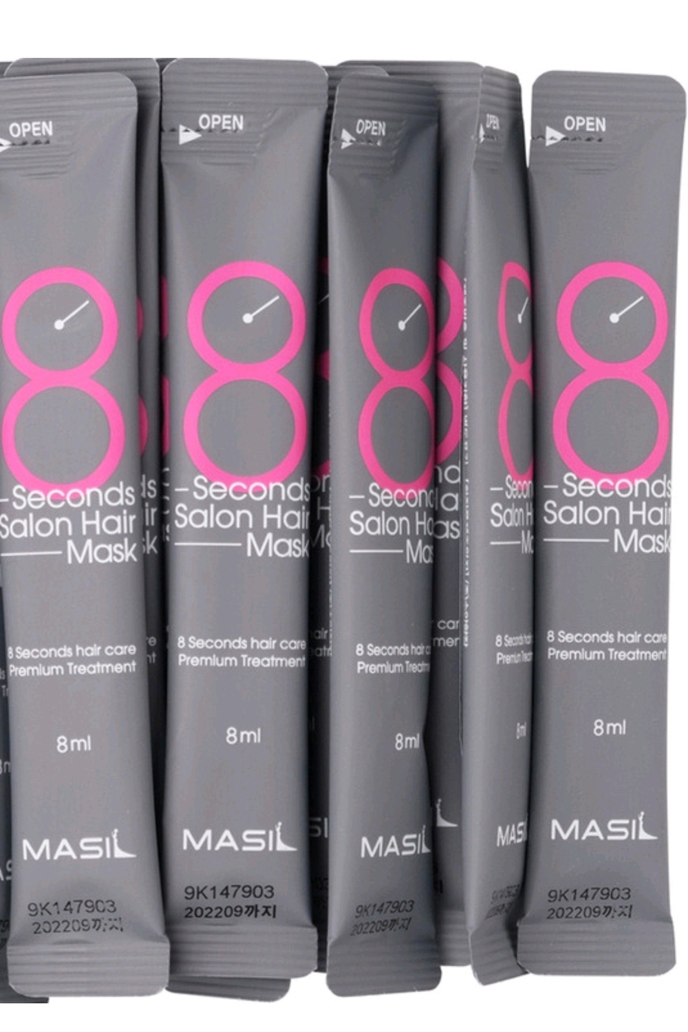 Набор маска для быстрого восстановления волос Masil 8 Seconds Salon Hair Mask, 8мл- 10 шт