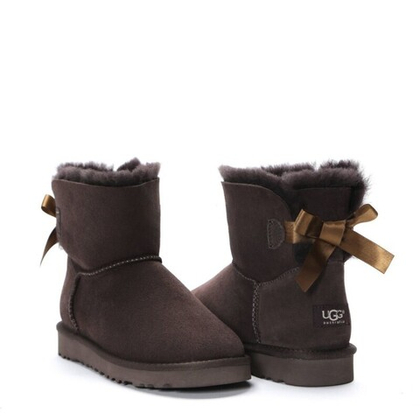 Угги Bailey Bow Mini Chocolate