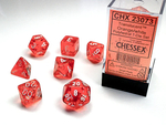 Chessex 7-dice set Orange/White