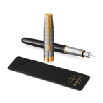 Перьевая ручка Parker Sonnet F + чехол из кожи