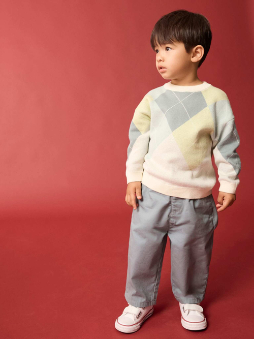 Джемпер для мальчика Next B49-849, Молочный