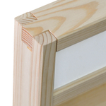 Подставка для цветов из сосны Флорэль 3 полки, деревянная этажерка, разборная, в натуральной отделке