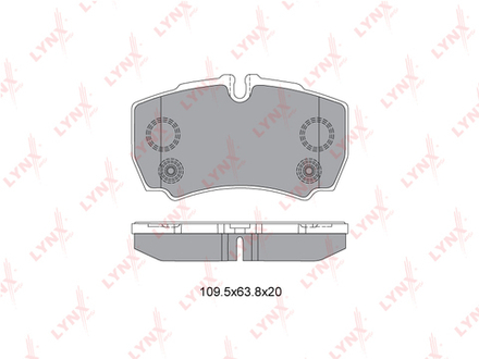 Тормозные колодки LYNX BD-3035