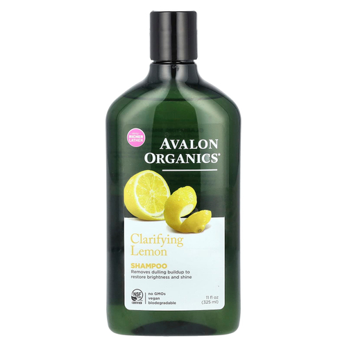 Avalon Organics, очищающий шампунь, лимон, 325 мл (11 жидк. унций)