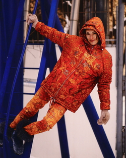 Куртка "Золотой Иран", по мотивам живописи персидского художника 16 в. Низамеддин Султана Мухаммеда