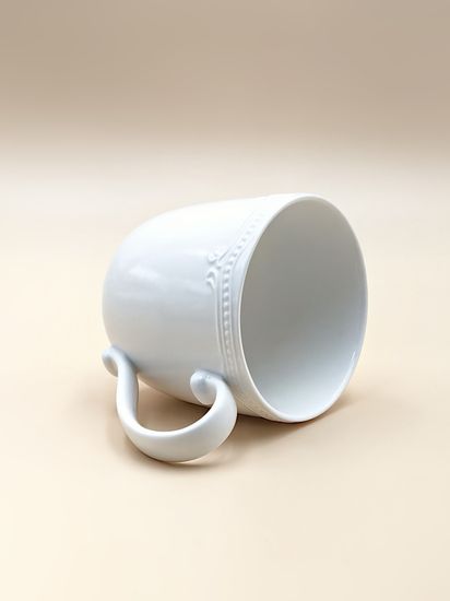 Набор кружек 350 мл. 6 штук "White Ornaments"