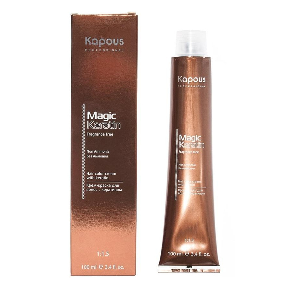 Kapous Professional Промо-спайка Magic Keratin Краска для бровей и ресниц, с кератином, Коричневый, 30 мл+Kapous 6%оксид, 150 мл