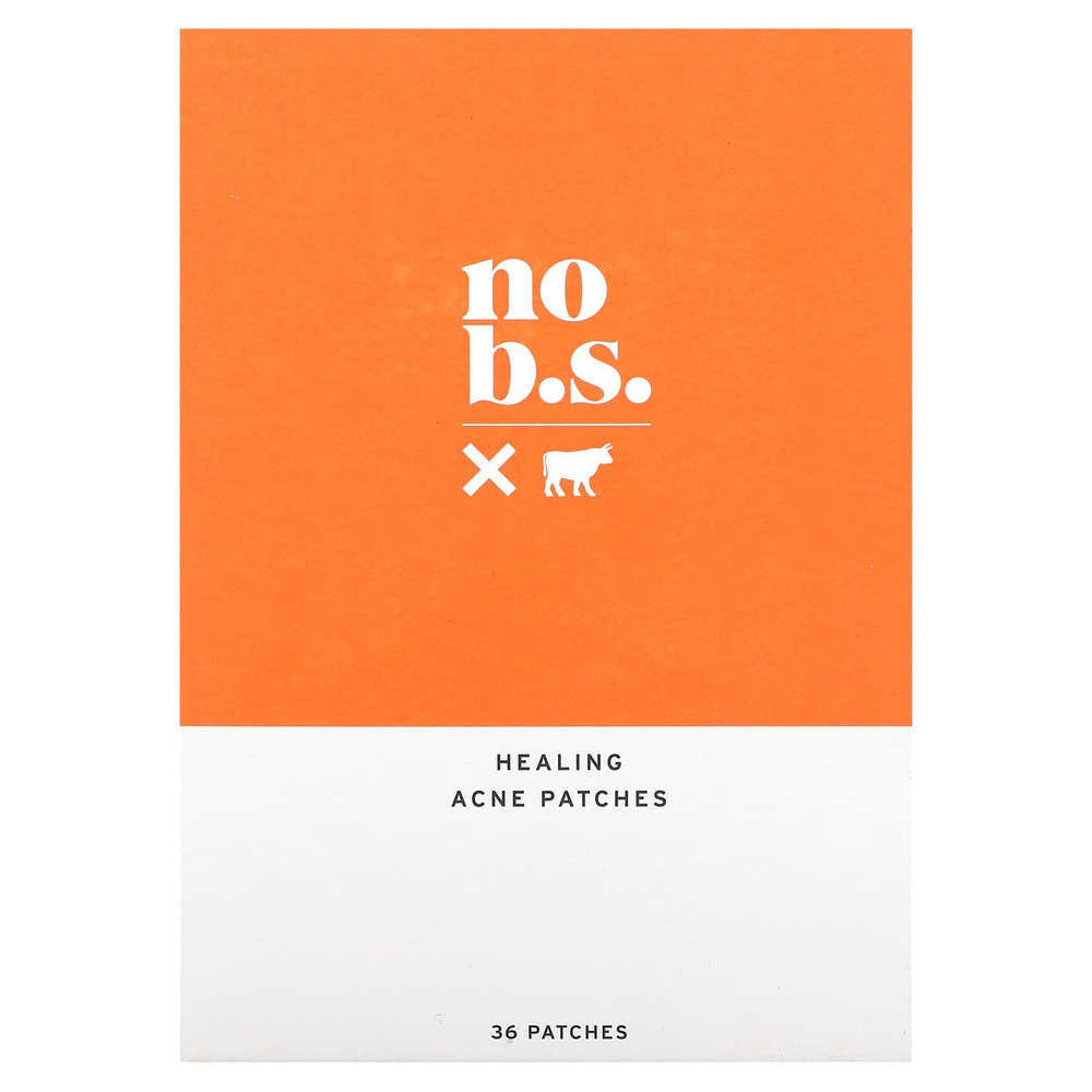 No BS Skincare, заживляющие патчи от акне, 36 шт.
