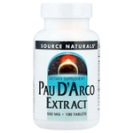 Source Naturals, экстракт муравьиного дерева, 100 таблеток