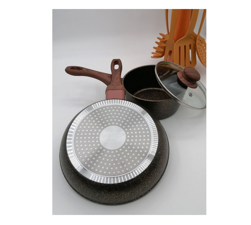 Сковорода Winner WR-6064 28 см. Яшма