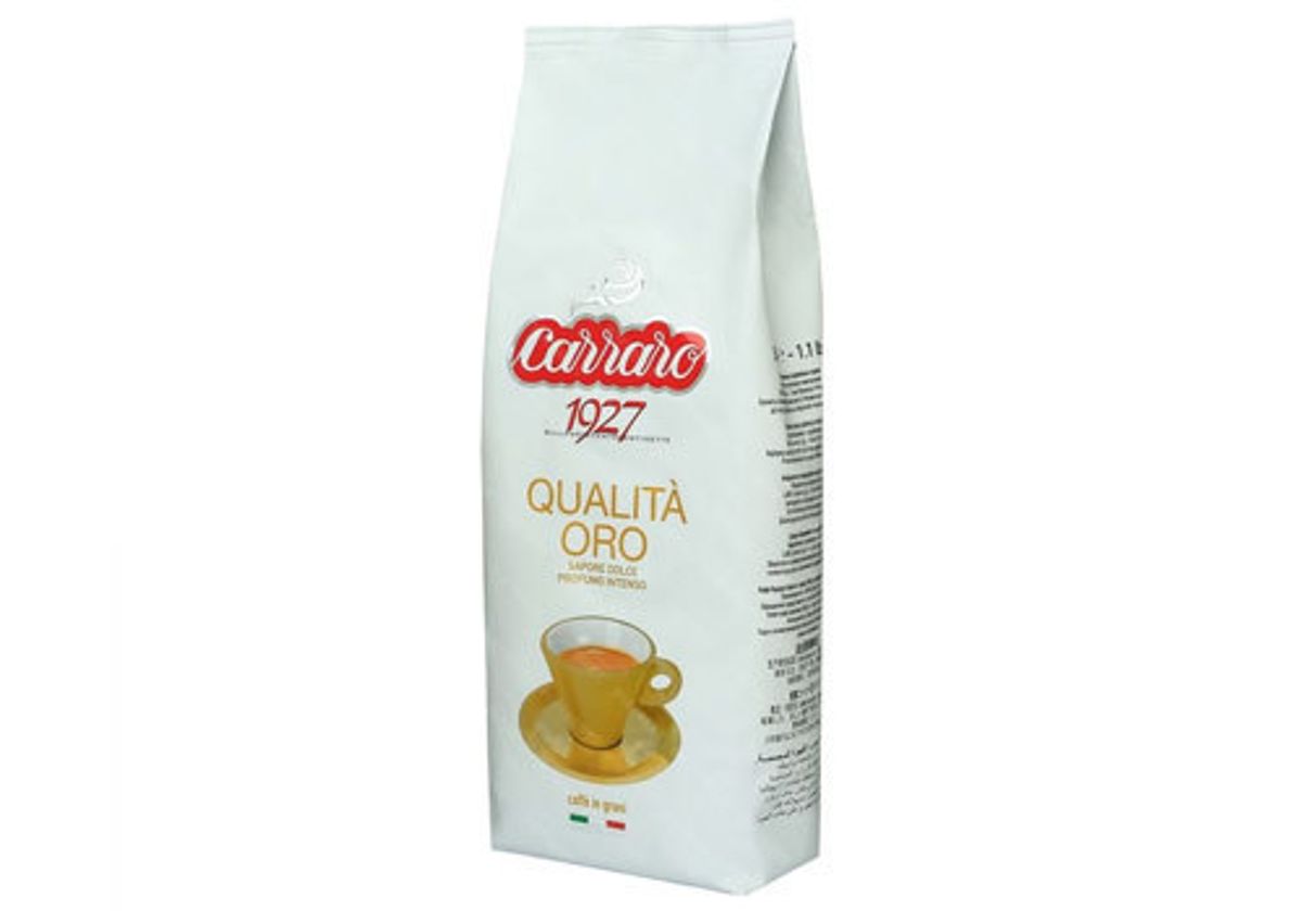 Кофе зерновой Carraro Qualita Oro, 500г
