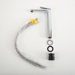 Смеситель BelBagno для накладной раковины, без донного клапана UNIQUE-LMC-CRM-W0