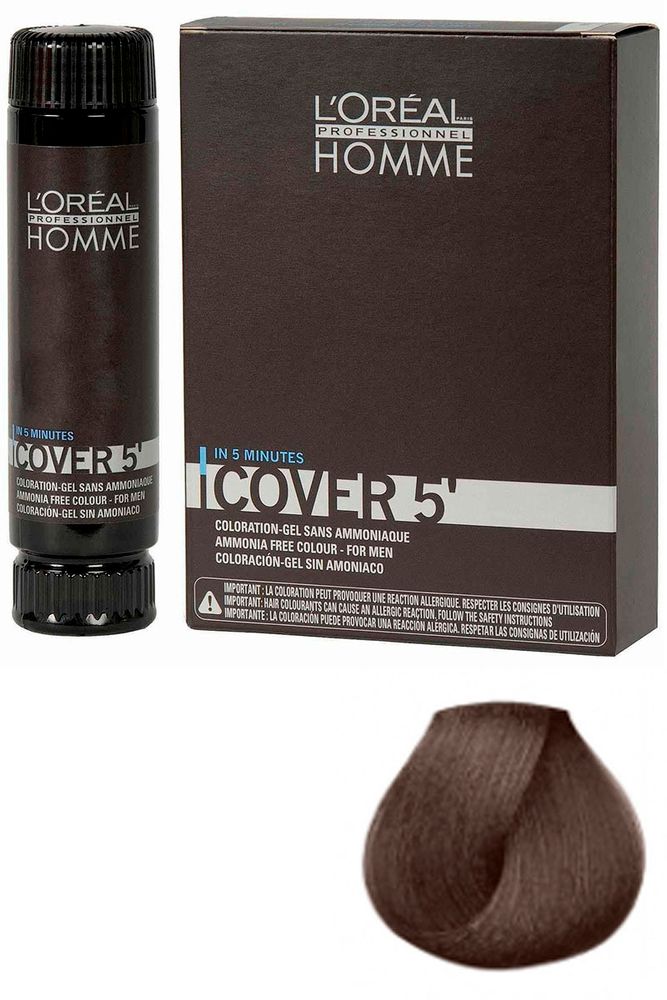 L&#39;Oreal Professionnel Homme Cover 5 №4 3*50 мл