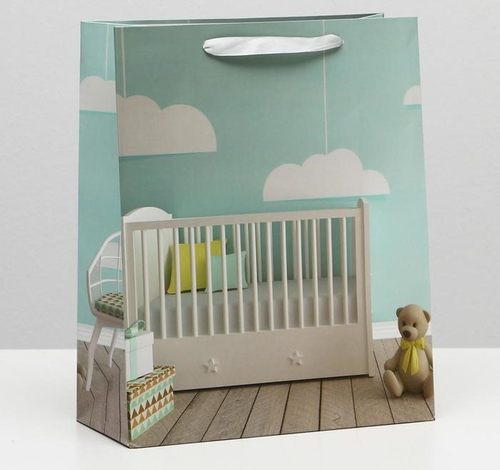 Пакет ламинированный "Для малыша" 26x32x12 см