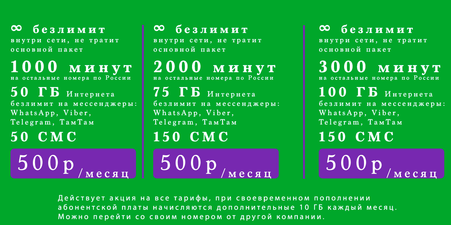 Предоставляем выгодные  тарифы сотовой связи