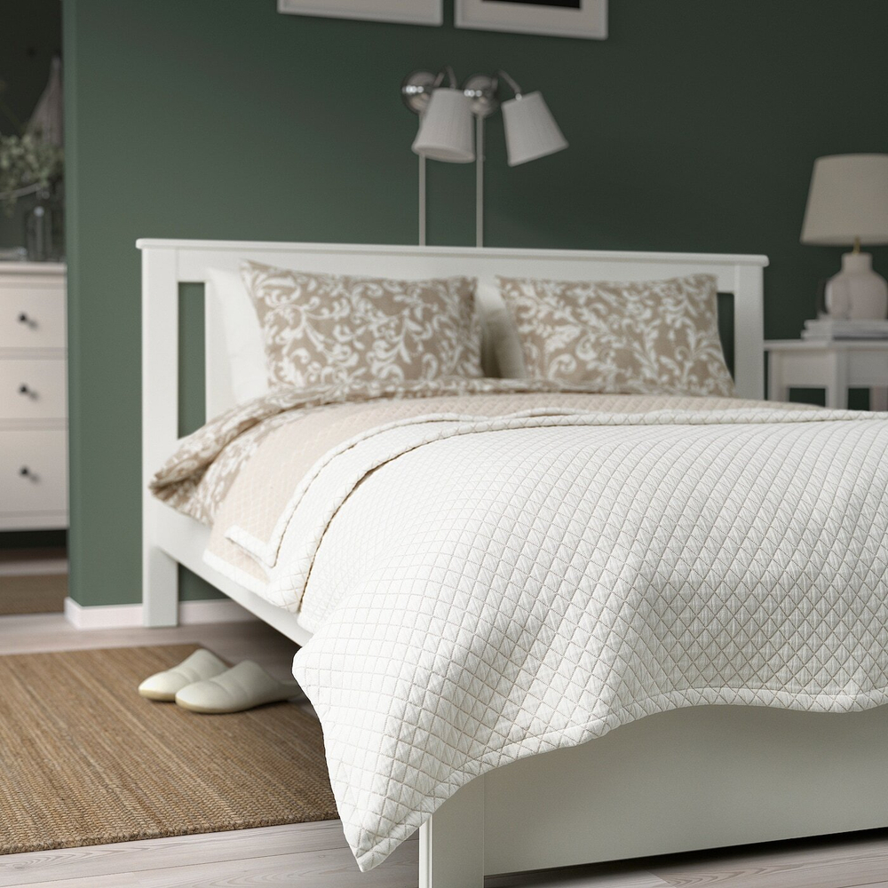 IKEA PRAKTVIAL  (ИКЕА ПРАКТВИАЛ)  -  Покрывало, кремовое, 260x250 см