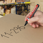 Маркер перманентный ULTRA MARKER, ЧЕРНЫЙ, 3,5 мм, с клипом, BRAUBERG