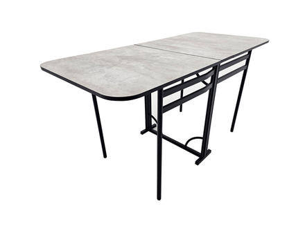 Стол-книжка Мир стульев Искра, Цемент, Черный муар