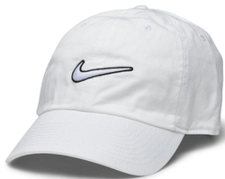 Теннисная кепка Nike H86 Essential Swoosh Cap - white/white
