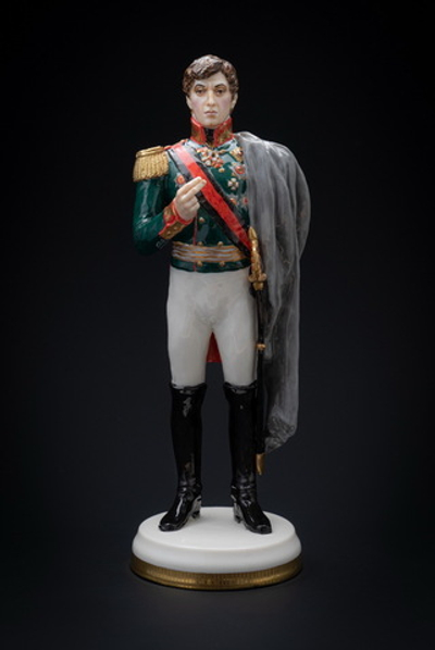 Статуэтка. Фарфор. Солдат. Остерман-Толстой Александр Иванович - Русский полководец. Россия