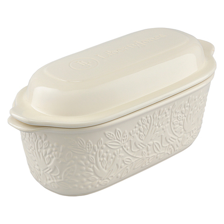 Форма для выпечки ржаного хлеба Birds of Paradise керамика 2.3 л 33*16 см