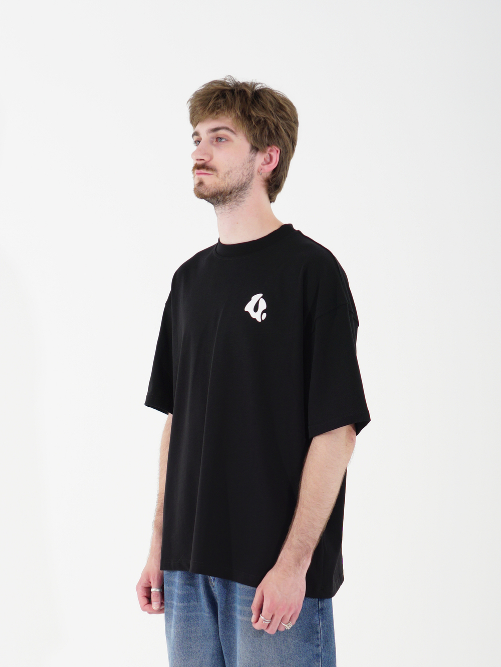 Футболка UNIFORM Heavy Bubble черный/белый