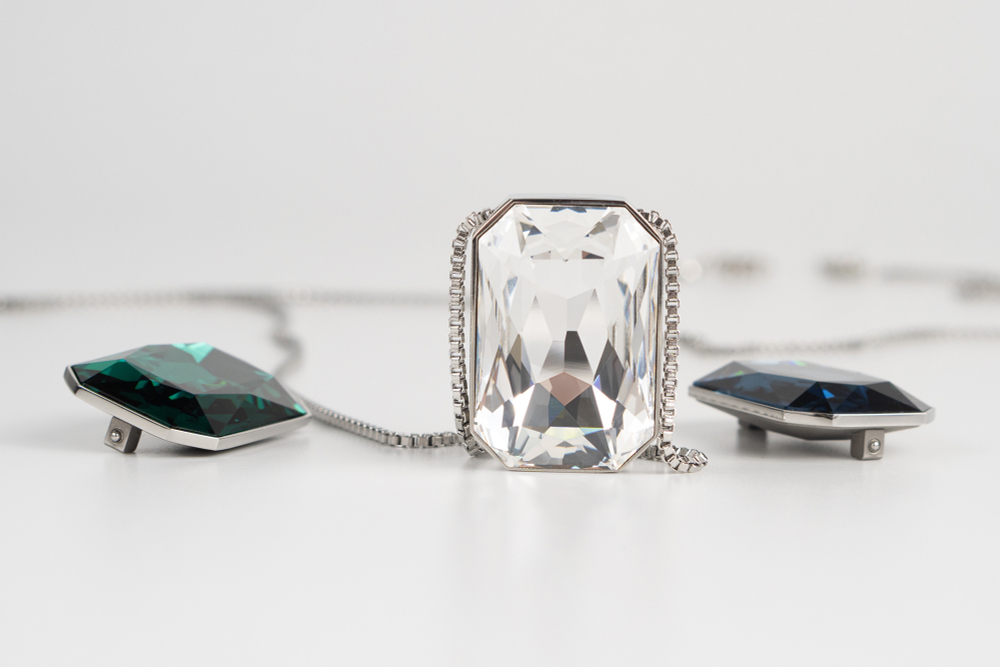 Колье Swarovski с тремя сменными подвесами