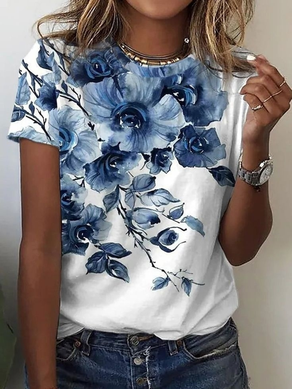 Голубые цветы купон