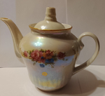 Кофейник винтажный заварочный фарфоровый перламутровый 500 мл. Дулево 1999 год