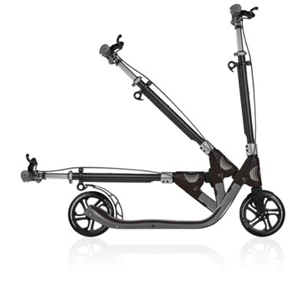 Самокат Globber ONE NL 205 DELUXE черно-серый
