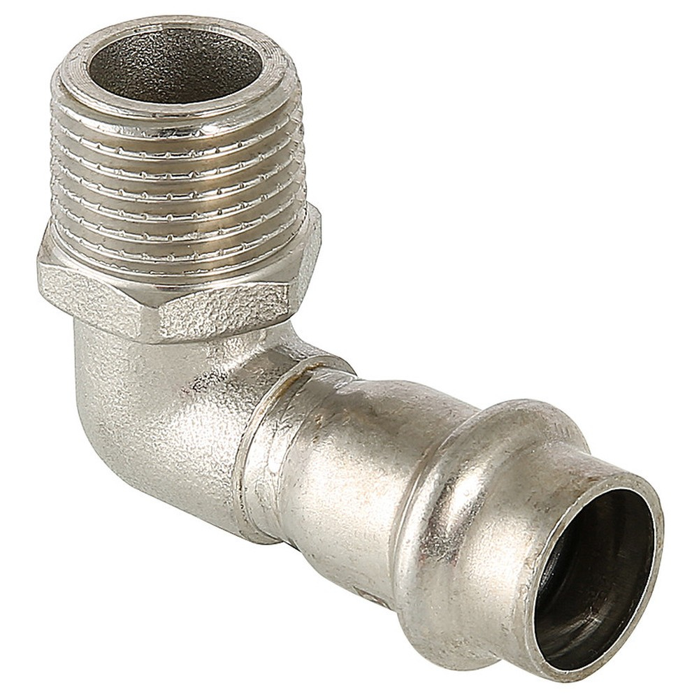 Угольник Valtec 90гр. с нар. р. нерж. сталь 18х3/4", арт. VTi.953.I.001805