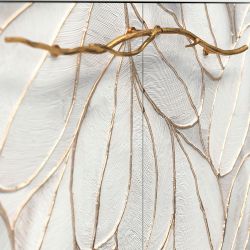 Комод Арт Сканди с 2 полками Айс Амбер