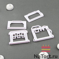 Набор вырубок «Паровозик» 4 шт