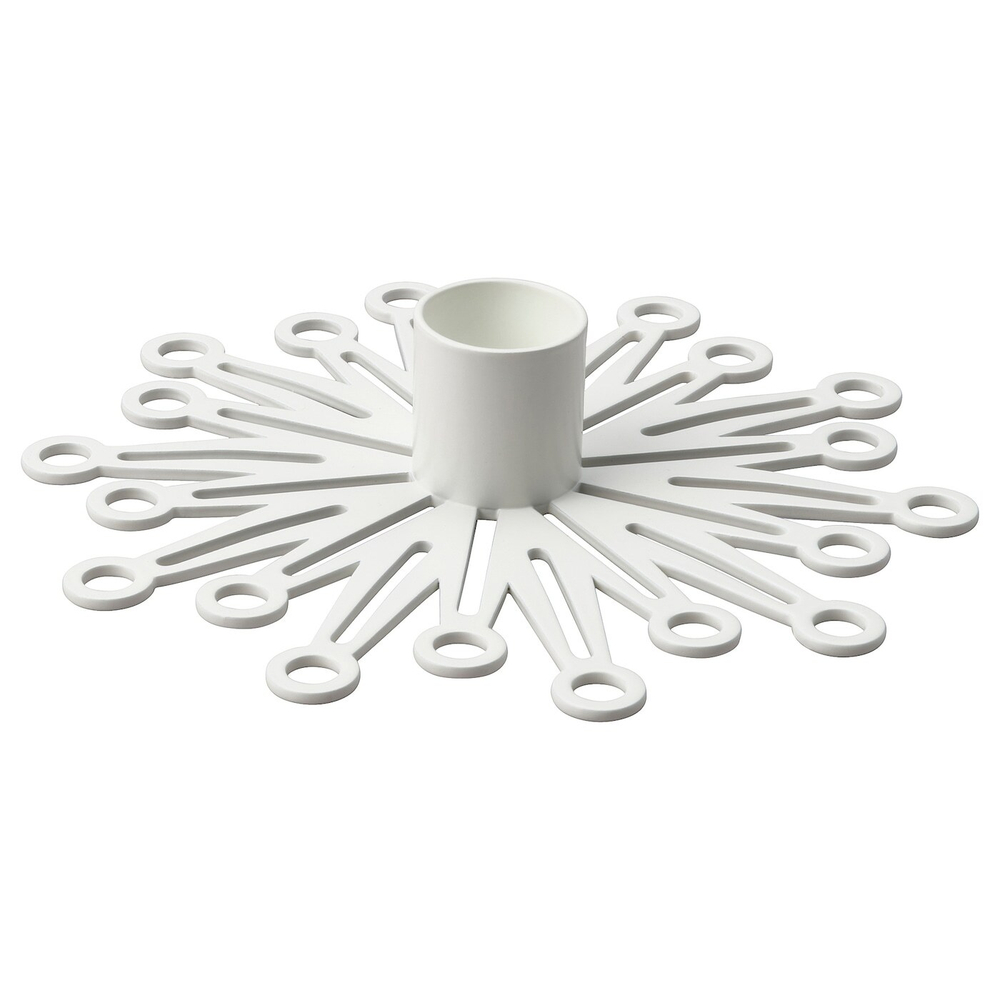 IKEA FRÖJDA  (ИКЕА ФРÖЙДА)  -  Подсвечник, белый, 3 см