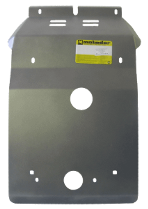 Защита Радиатора, картера Двигателя, КПП. 5 мм, Алюминий. для Toyota Hilux 2008-2011, Toyota Hilux 2011-2015 MOTODOR.32514