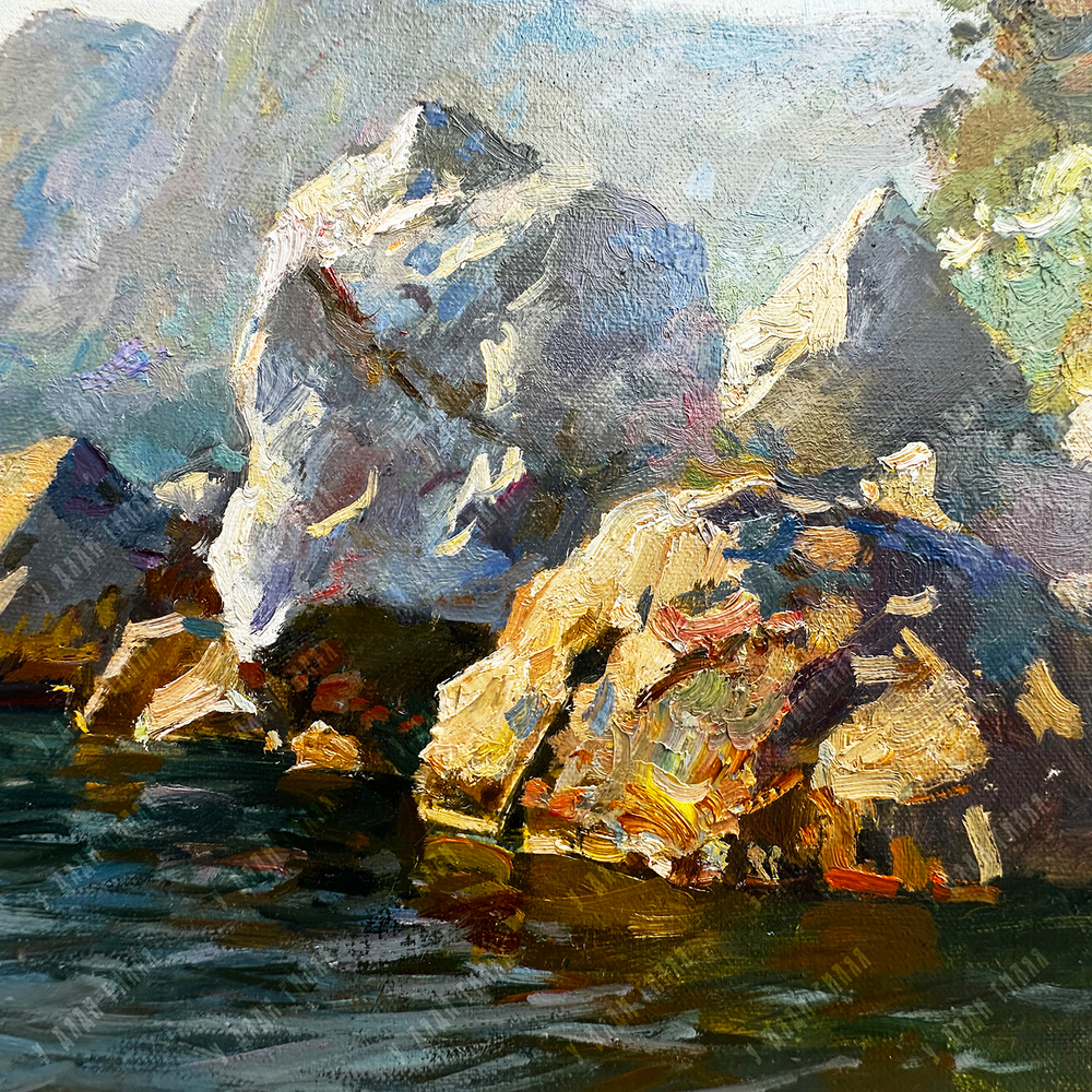 Свиридов С. А. (р. 1964 г.) Ласпи. Холст, масло. Крым, 2021 г.