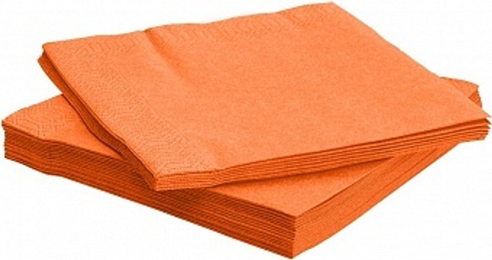 Салфетки Bouquet Elegance Оранжевый 33*33 см. 25 шт.