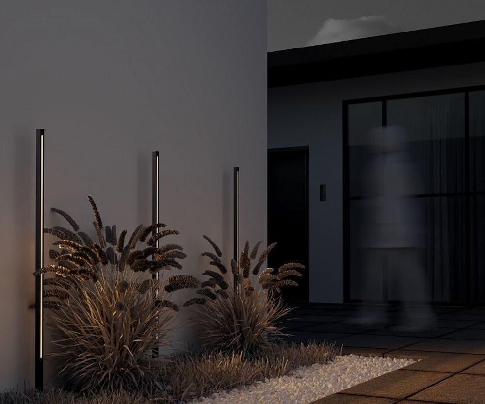 Наземный высокий светильник Maytoni Pole O440FL-L18GF3K