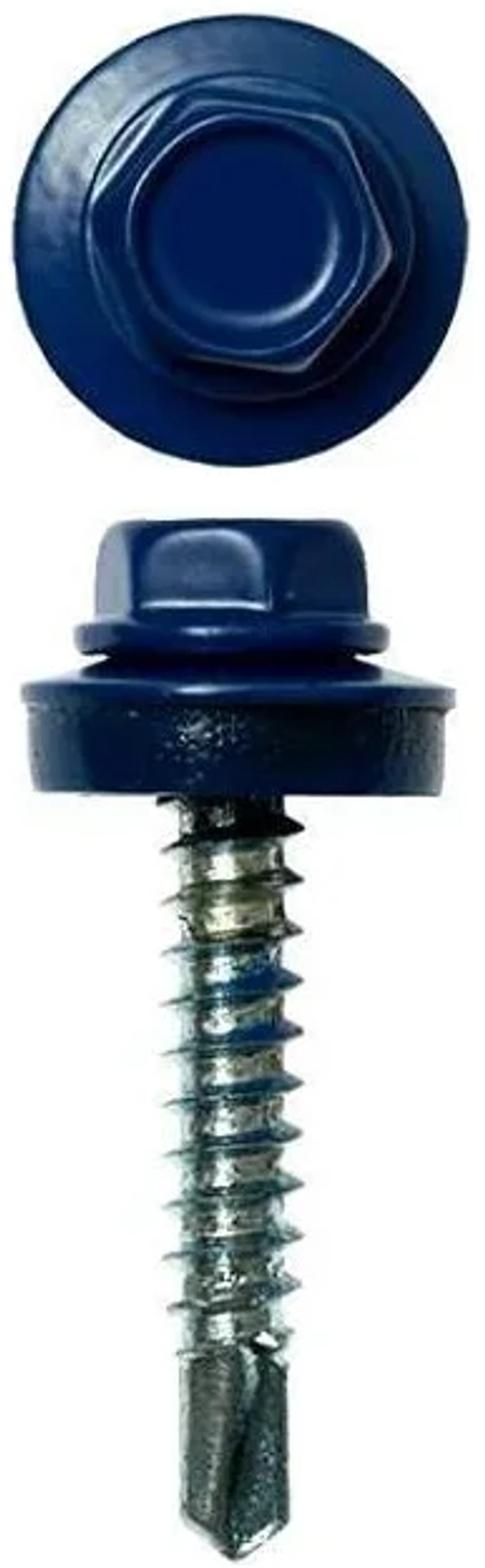 Кровельные Саморезы 4,8х29 RAL 5002 ультрамариновые