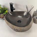 Раковина из речного камня RS-65466 45*41*15 0861