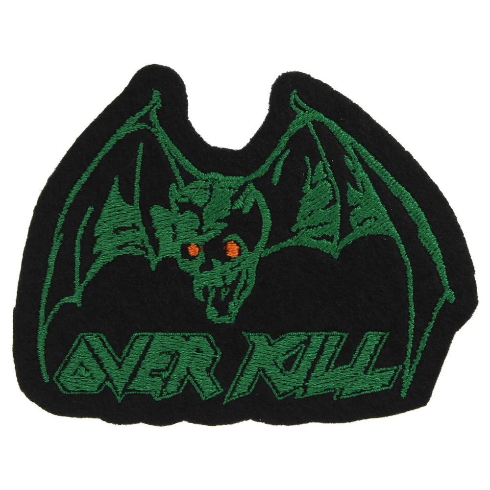 Нашивка с вышивкой группы OverKill