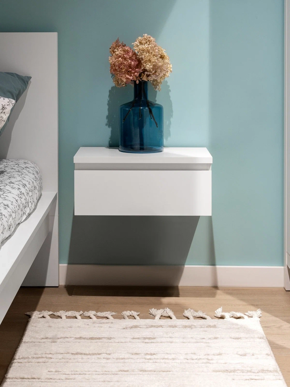 Тумба подвесная Варма 1, 50*21*30 см, белый