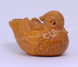 Нэцкэ Утка мандаринка