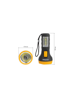 Фонарь универсальный UB-101 1SMD + 4LED 1Вт элементы питания 1хAA (не в компл.) Трофи Б0054034