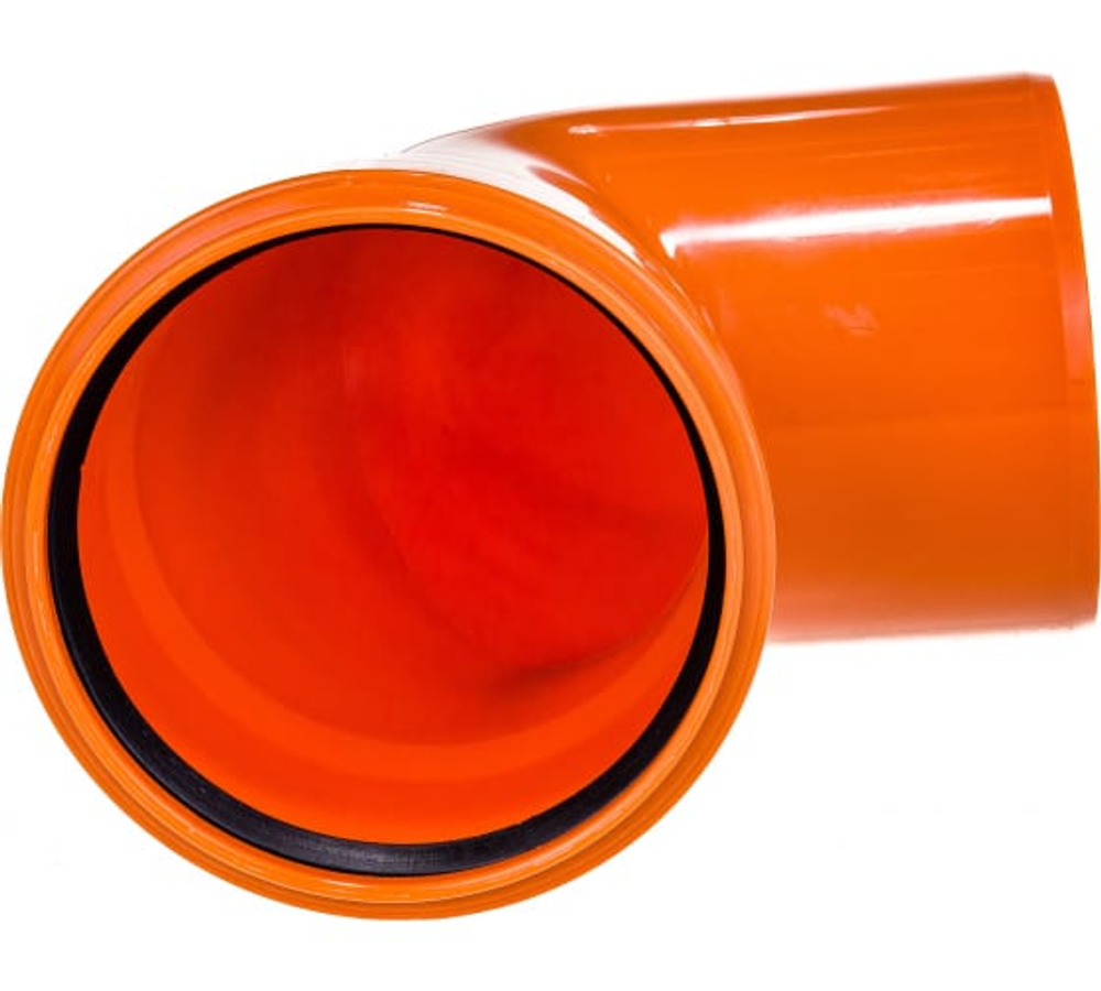 Отвод НК ПП 110х87,  коробка,рыжий, РТП (35/1)