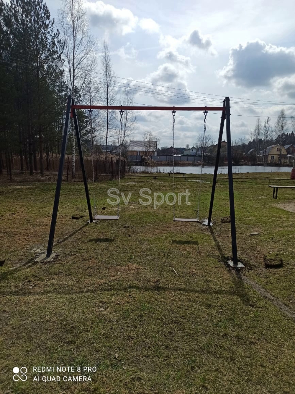 Монтаж уличных качелей Sv Sport