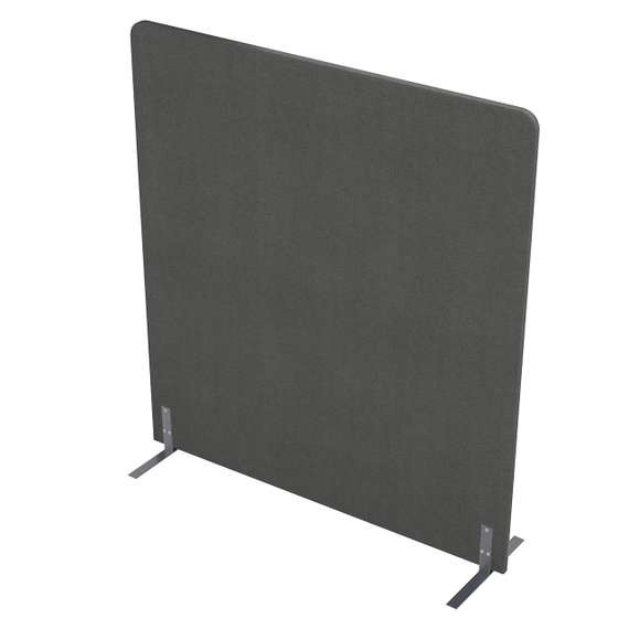 011.МПО.1316 Акустическая мобильная перегородка на стационарных опорах (1350*450*1600)