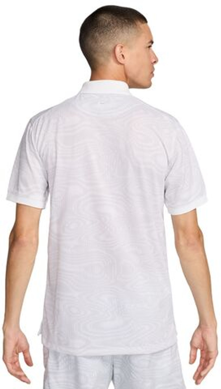 Теннисное поло Nike Polo Dri-Fit Heritage Printed - white/white