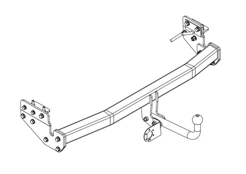 Фаркоп Avtos на INFINITY FX37 / QX70 (2010-2014) / (2014-)(паспорт и сертификат в комплекте)(без электрики)IF 01